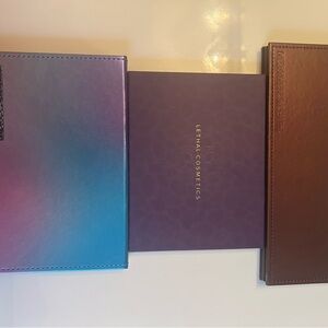 Indie shimmery eyeshadow palette trio